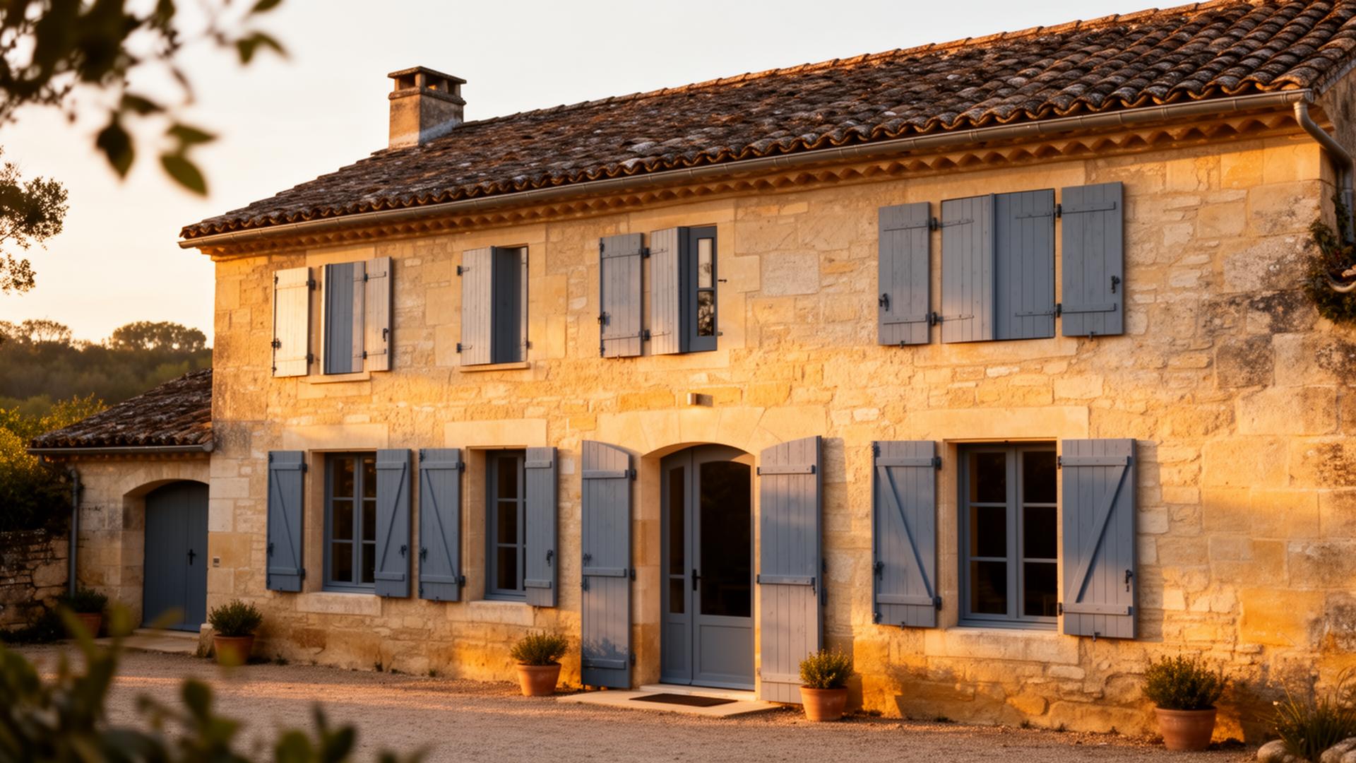 Maison en pierre rénovée en Dordogne